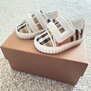 Kid’s Burberry Sneaker with Single Strap